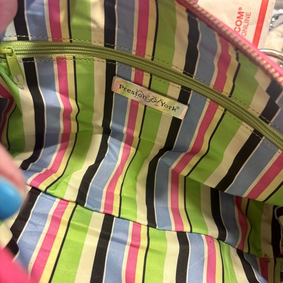 Preston & York Pink and Tan Woven Bag - Picture 7 of 10